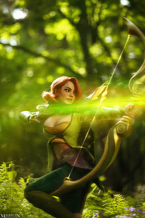 milligan-vick: DotA 2Windranger Christina Fink as WRphoto by me 