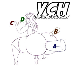 Holding a pay what you want YCH auction  Holding it over on FA