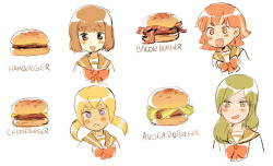 stabdaddroog:  k009:  Burgirl: a burger dating sim   oh