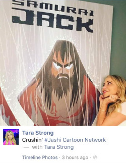 roninkairi: grimphantom2:  ninsegado91:  sallychanscraps:  posted this on twitter earlier today, and the lovely Tara Strong retweeted it, which lead to my phone blowing up with notifs for the rest of the evening.  SO honored Tara, thank youuu!! 