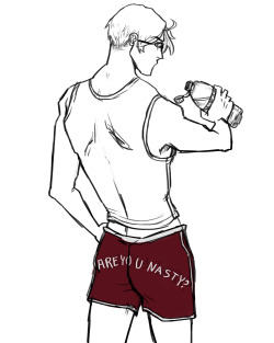 Shorts/ShirtSketched an idea my rp partner and I came up with