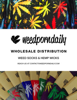 weedporndaily:  Hit us up for all your wholesale weed sock and