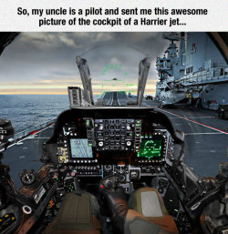 srsfunny:  What It Feels To Be Inside A Harrier Jethttp://srsfunny.tumblr.com/