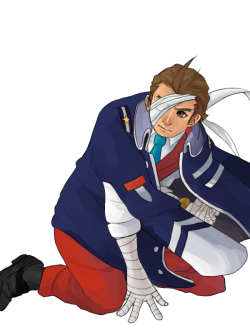 celestial-tea:  I drew Apollo Justice from Ace Attorney for a