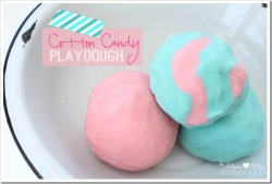 cuties4cutiesblog:  Cotton Candy Playdough DIY Playdough, cute,