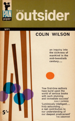 everythingsecondhand:The Outsider, by Colin Wilson (Pan Books,