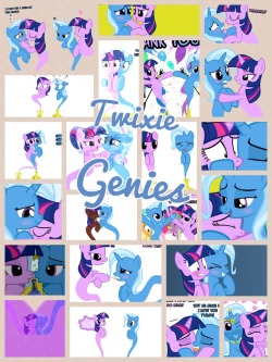 asktwixiegenies:  Lozpony: Made a collage fer the Genies! X3