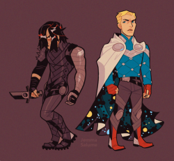 oxboxer:Winter Soldier and Captain America go to Asgard~