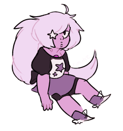 kimutie:  wanted to draw amethyst in different outfits! 