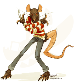 weremagnus:   Y’all are trespassin’ now. Rat for #VillainMonth