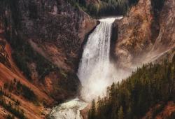thispandemonium:  Lower Falls, Grand Canyon of the Yellowstone,