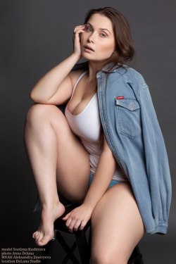 russianfamouscurves:  Russian plussize model Svetlana Kashirova