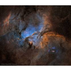 NGC 6188 and NGC 6164 #nasa #apod #ngc6188 #ngc6164 #nebulas