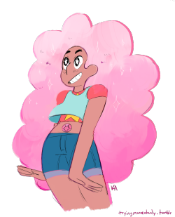 tryingmomentarily:  and here’s a bubblegum Stevonnie that I