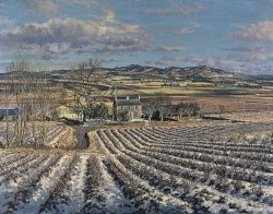 pagewoman: Winter Fields   by James McIntosh Patrick   