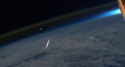 photorator:  What a falling star looks like from space