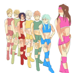 uusui:  when the whole squads outfits are on point