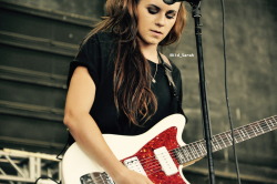 sarahmini:  Photo I took of Lynn Gunn of PVRIS at Vans Warped