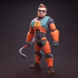 lambdageneration: Gordon Freeman as a Disney Infinity figure.