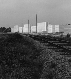 germanpostwarmodern:Cotton Weaving Factory (1978) in Kortrijk,