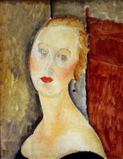 colin-vian:    Amedeo Modigliani - Donna bionda (ritratto di