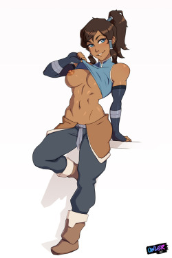 owlerart:  praise be the korra tiddy 🙏Patreon