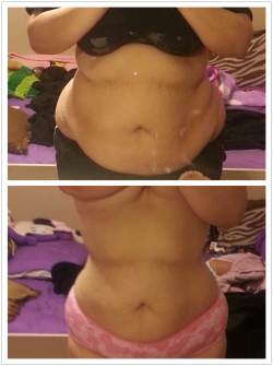 darthketo:  Stomach progress Top 1/18/14 Bottom 6/01/14 