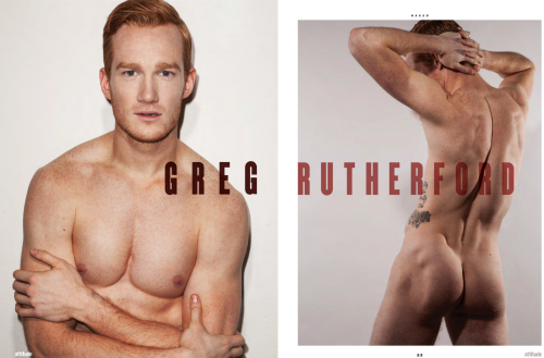 theheroicstarman:Sexy Greg Rutherford in Attitude Magazine