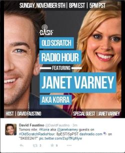 korra-avatastic:  TONIGHT IS DaVID’S INTERVIEW WITH JANET and