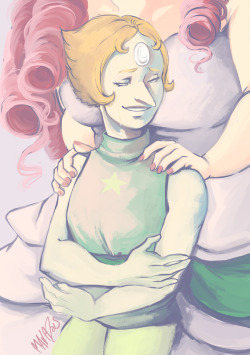 tsundernova:  Pearl is so nice to draw, I love her palette so