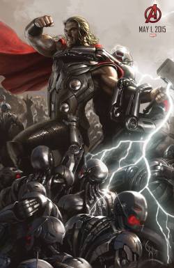 daily-superheroes:  Thor Brings the THUNDERhttp://daily-superheroes.tumblr.com/