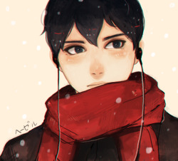 caelsium:   been drawing tobio a lot lately… too adorable (￣□￣;)!!+