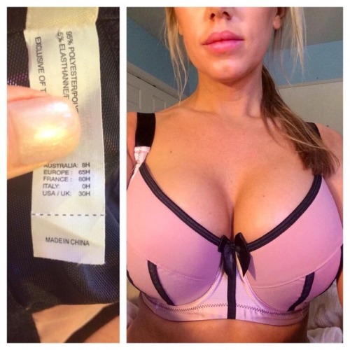kymberlymfc:  I got 30 H as a bra size for all of you who has asked!  I can’t wait to watch this bimbo turn herself into a stupid, plastic fuck toy.