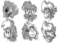 when in doubt, doodle facial expressions