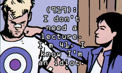 textsfromtheyoungavengers:  Special Hawkeye Edition 