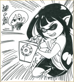 Isayama Hajime contributes an illustration for popular Nintendo