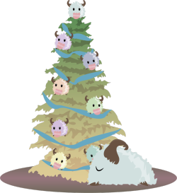 weagueofwegends:  A Poro Christmas by LisaGilly