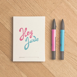 martinekenblog:   Hey JudeIllustrated lyrics by Stefano Agabio