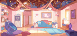 jkls:  Bee’s awesome room, as updated today on the kickstarter