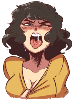 scruffyturtles:She’s uh…grossed out or something. Maybe it’s