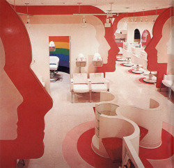 electripipedream:    Metamorphosis SalonDesigned by Alan Buschsbaum1969