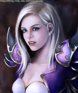 fantasy-scifi:  Jaina Proudmoore by cocoasweety