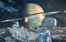 martinlkennedy:  Discovery on Saturn’s Moon by Robert Andre,