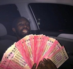 thaunderground:  Nigga spent his rent money on tickets   He gonna