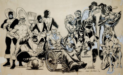 brianmichaelbendis:  Gorgeous Dave Cockrum X-Men pinup original