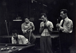 joeinct:  Pool Players, NYC, Photo by Dan Weiner, c. 1945