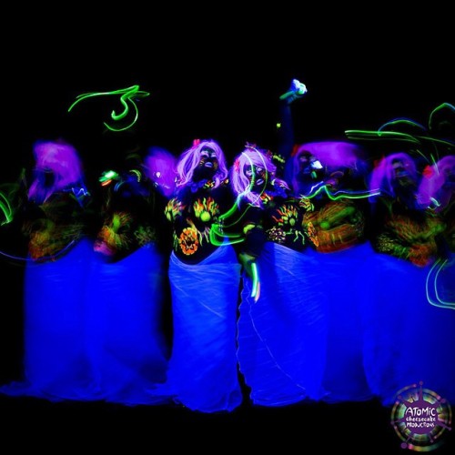 #blacklight #bodyart #bodypaint #uv #bellydance #blue #plur #psychedelic