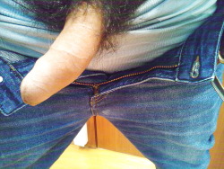 dadchaser63:  …Dad shows off his hairy uncut dick…  “Daddy