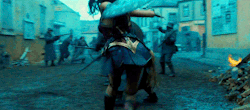 dailydcheroes:  Wonder Woman fighting in the new comic-con trailer.