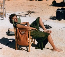 miss-vanilla:Sophia Loren relaxing on the set of “Legend of